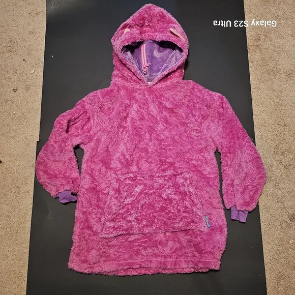 Huggle Pet Pink Kitty Hoodie One Size (Child) - Picture 2 of 12